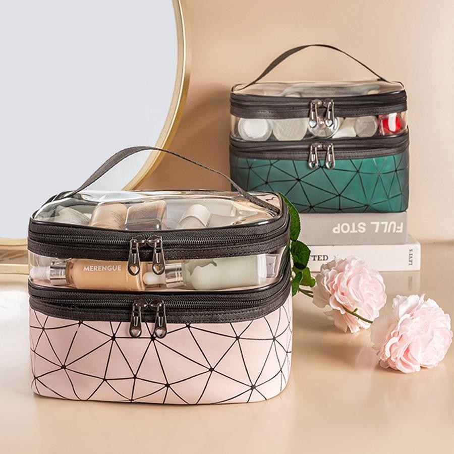 Portable Cosmetic Storage Organizer Makeup Bag