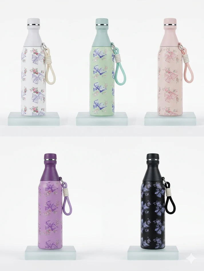 Aesthetic Floral Insulated Flask – 500ml