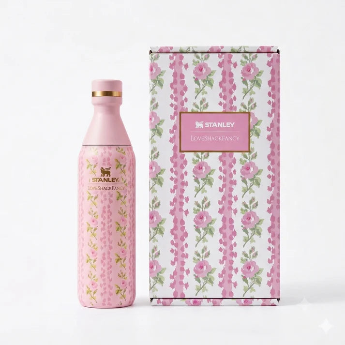 STANLEY X LOVESHACKFANCY ALL DAY SLIM BOTTLE 16OZ