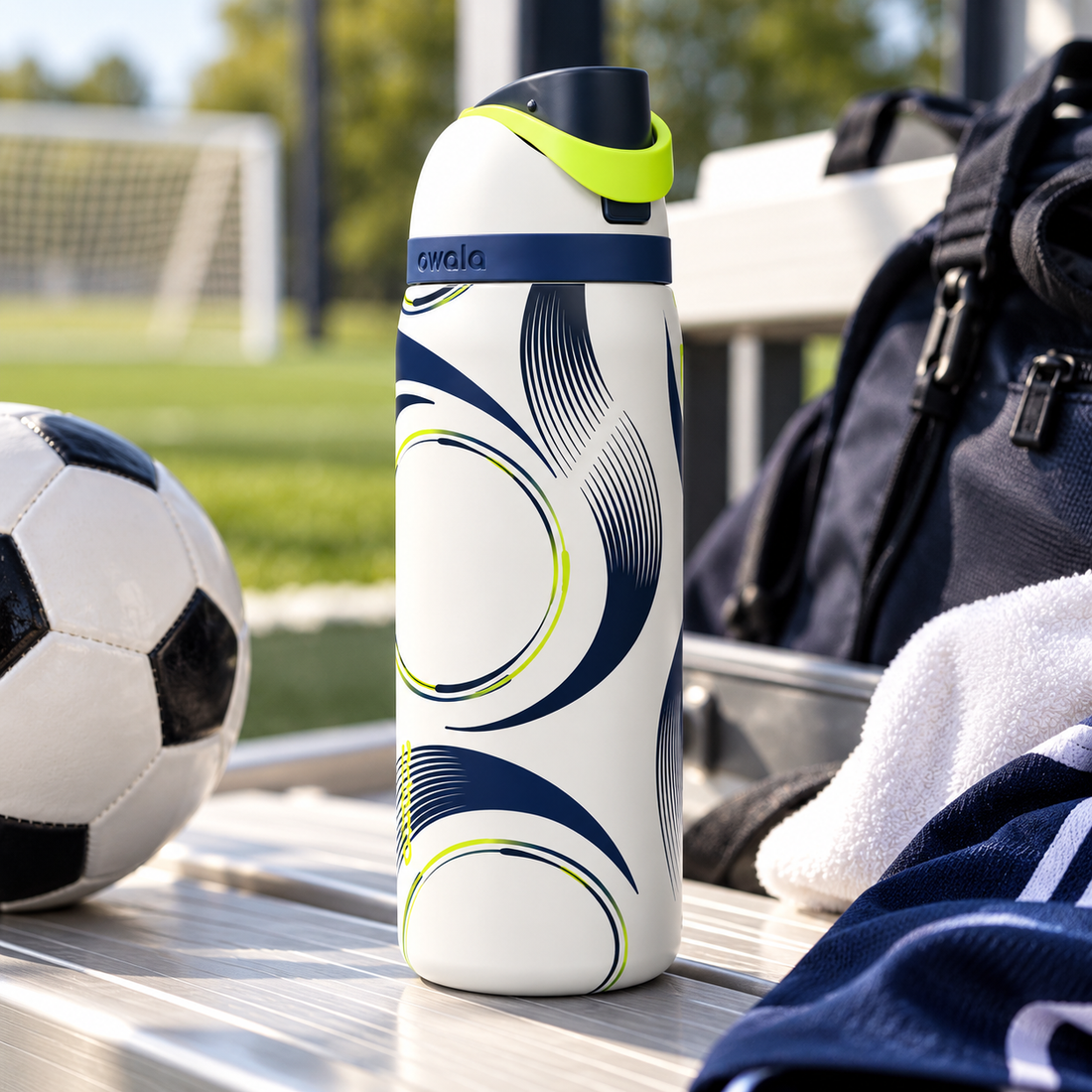 Owala FreeSip 32oz Bottle – Soccer