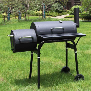 Outdoor Smoker BBQ Trolley With Wheels