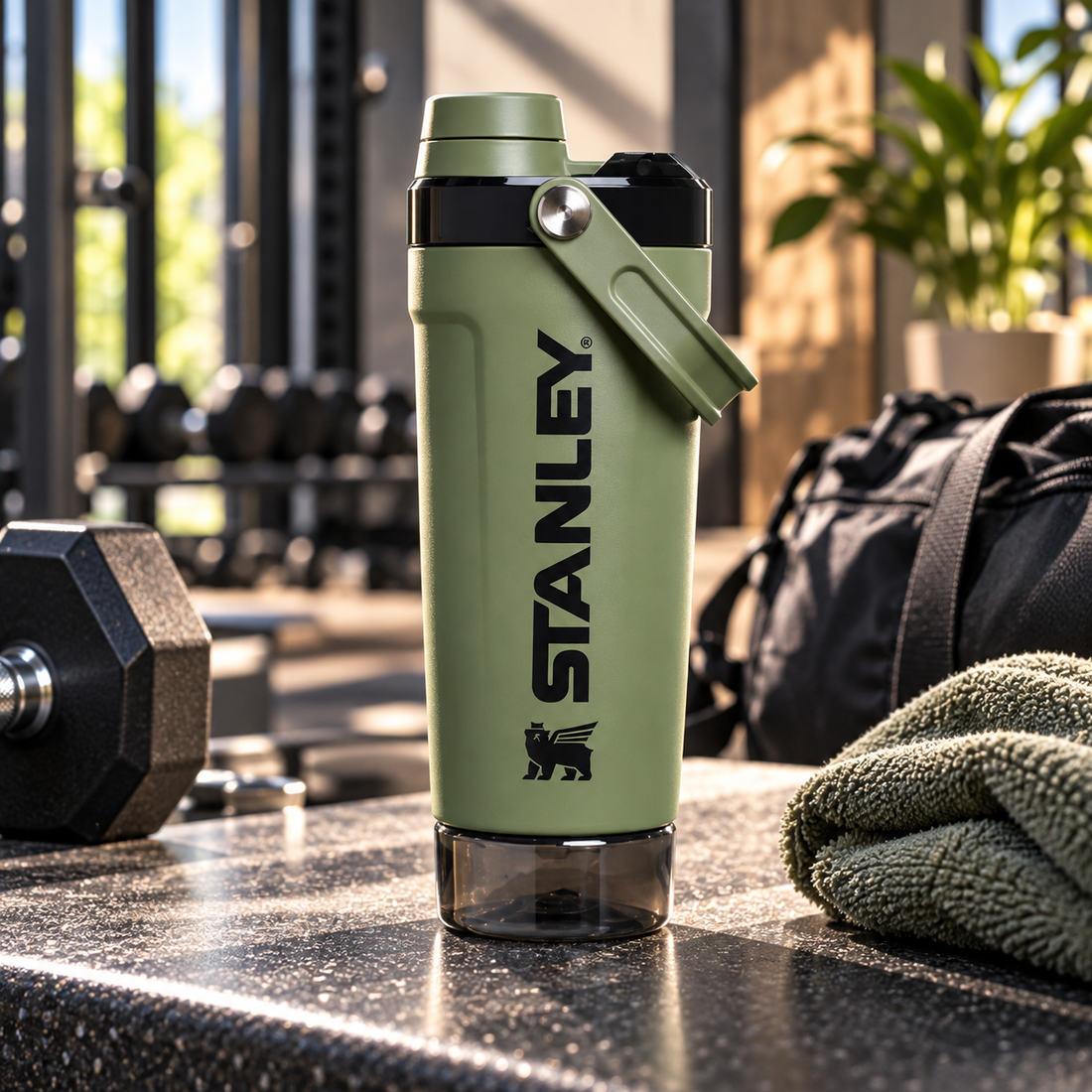 Stanley Activate Shaker Bottle - 20 OZ | Dried Pine