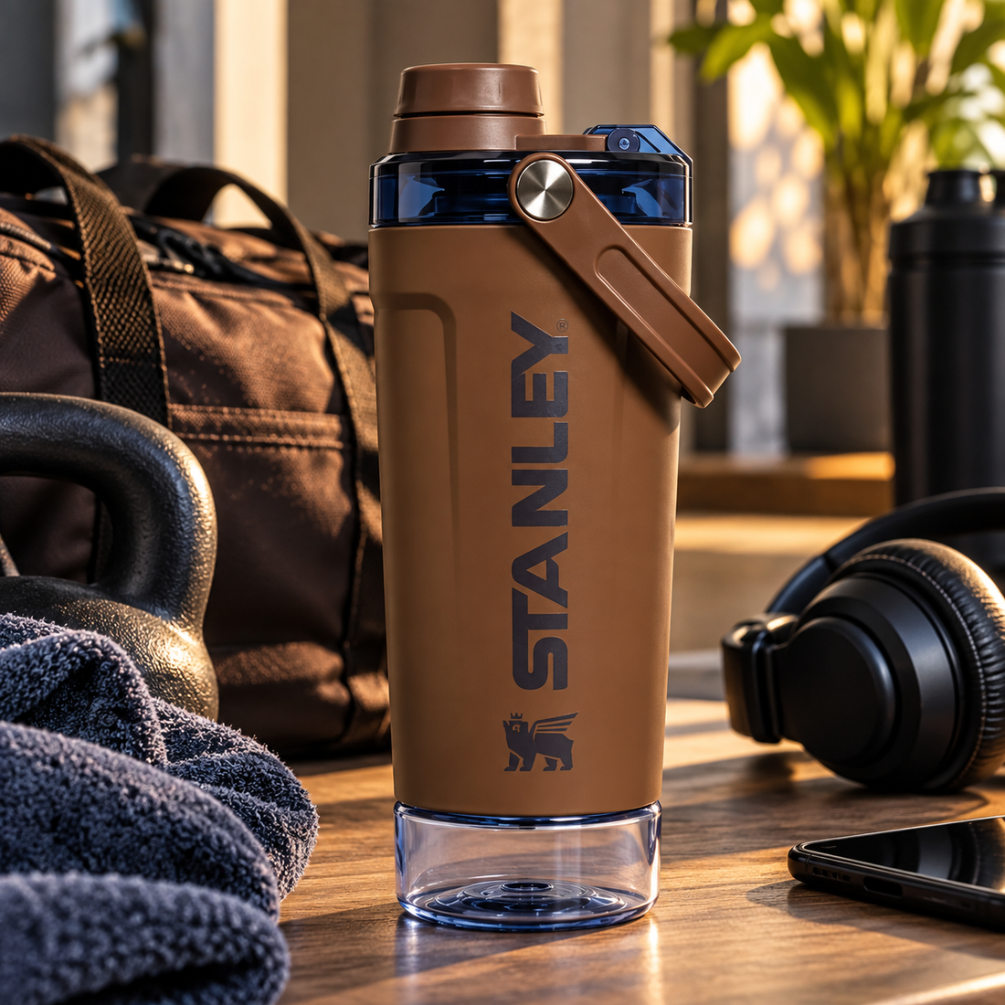 Stanley Activate Shaker Bottle – 20oz | Mocha  Brown