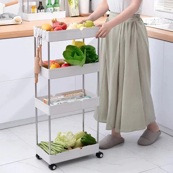 Multifunctional 4Layer Trolly Rack