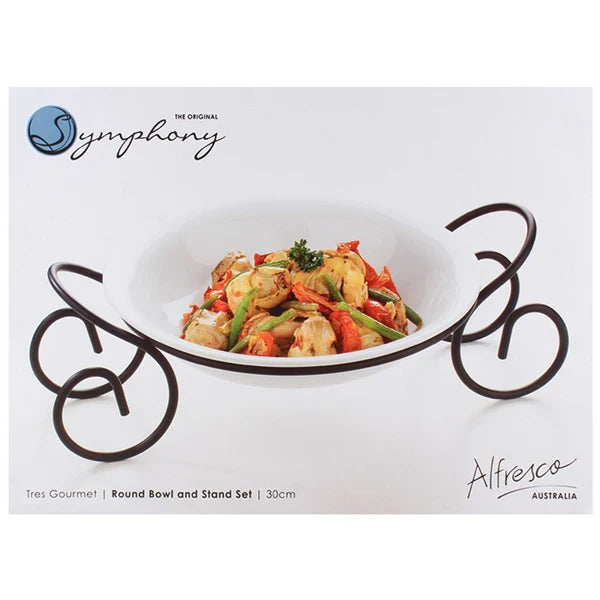 Symphony Round Bowl And Stand