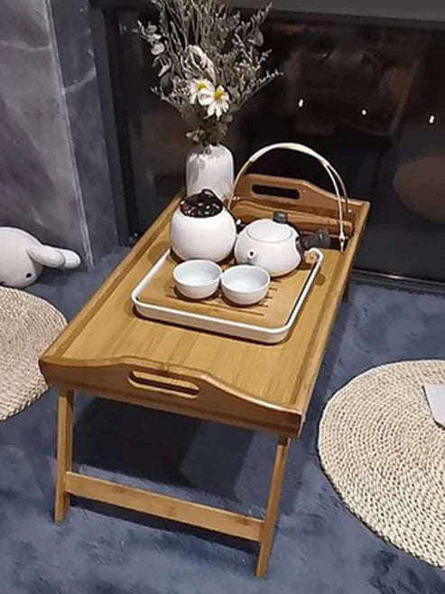 Bamboo Breakfast Bed Tray Table
