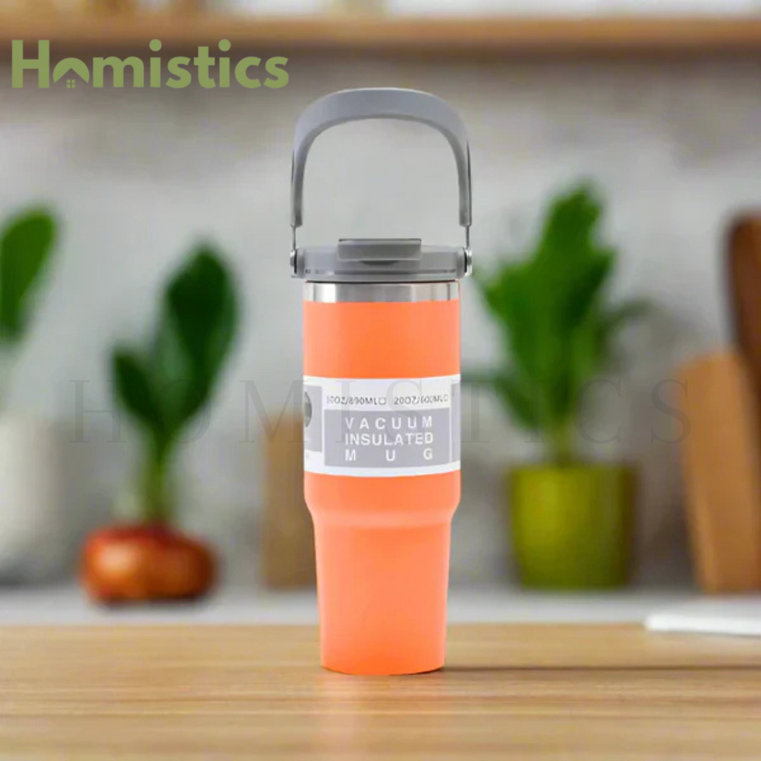 Portable Insulated Tumbler With Handle 30OZ