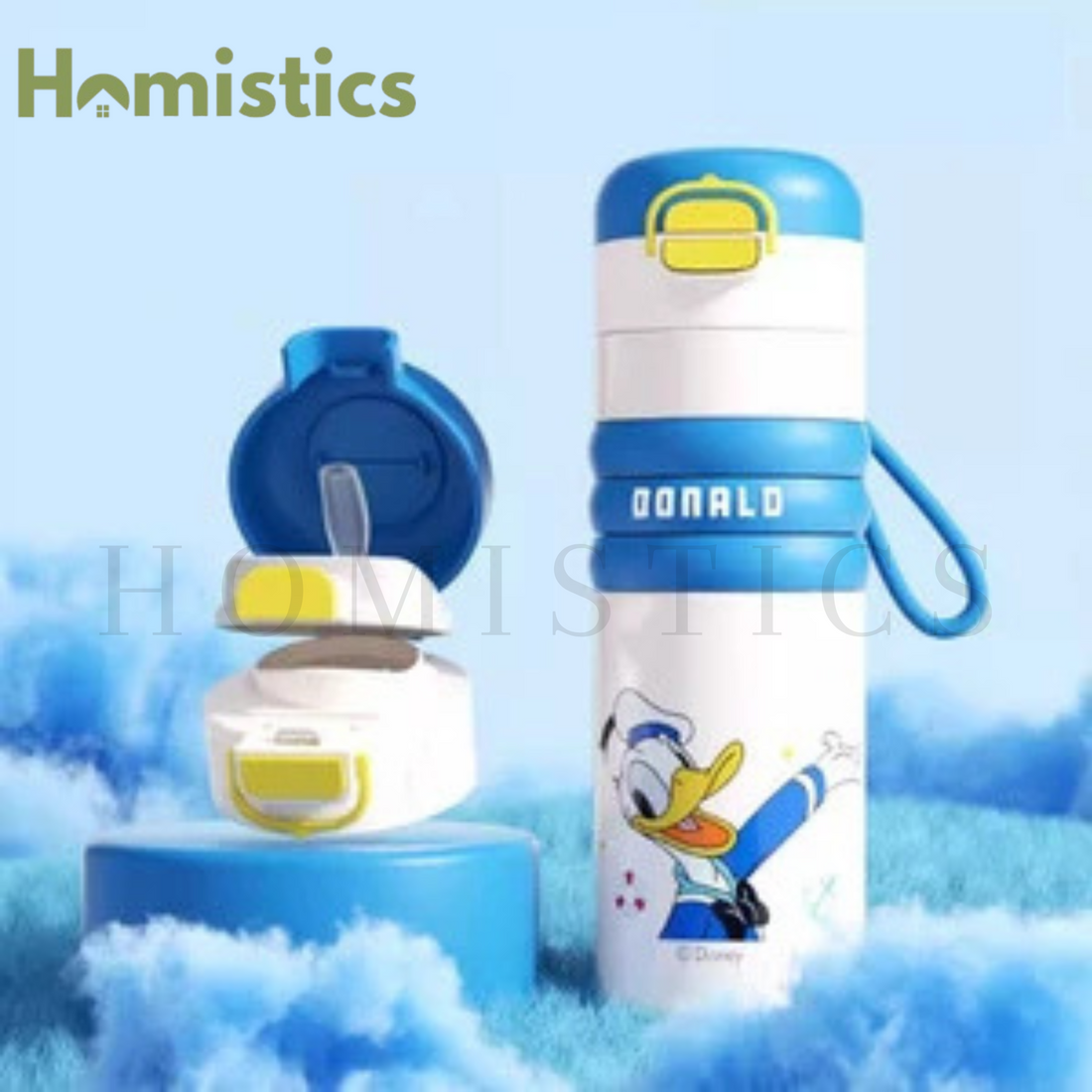 Walt Disney Donald Duck  Insulated Water Bottle With Comfy Grip 550ml