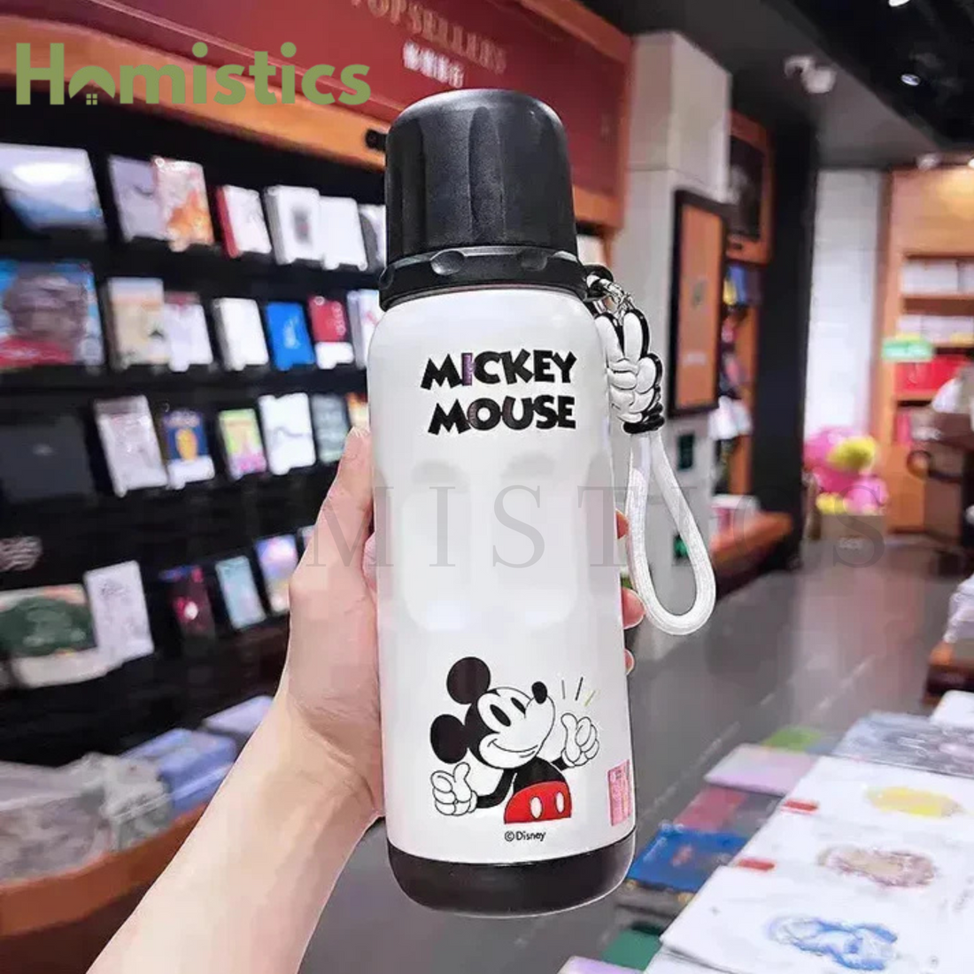 Walt Disney Mickey Mouse & Friends  Insulated Water Bottle With Comfy Grip 600ml