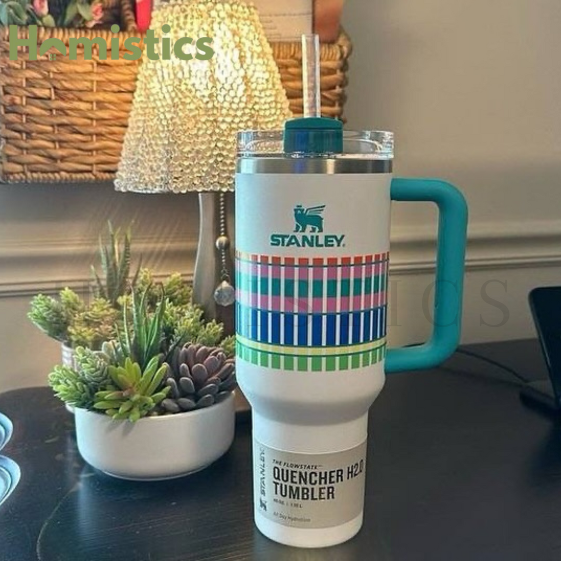 StanleyThe Quencher H2.0 FlowState™ Tumbler | 40 OZ | Summer Plaid