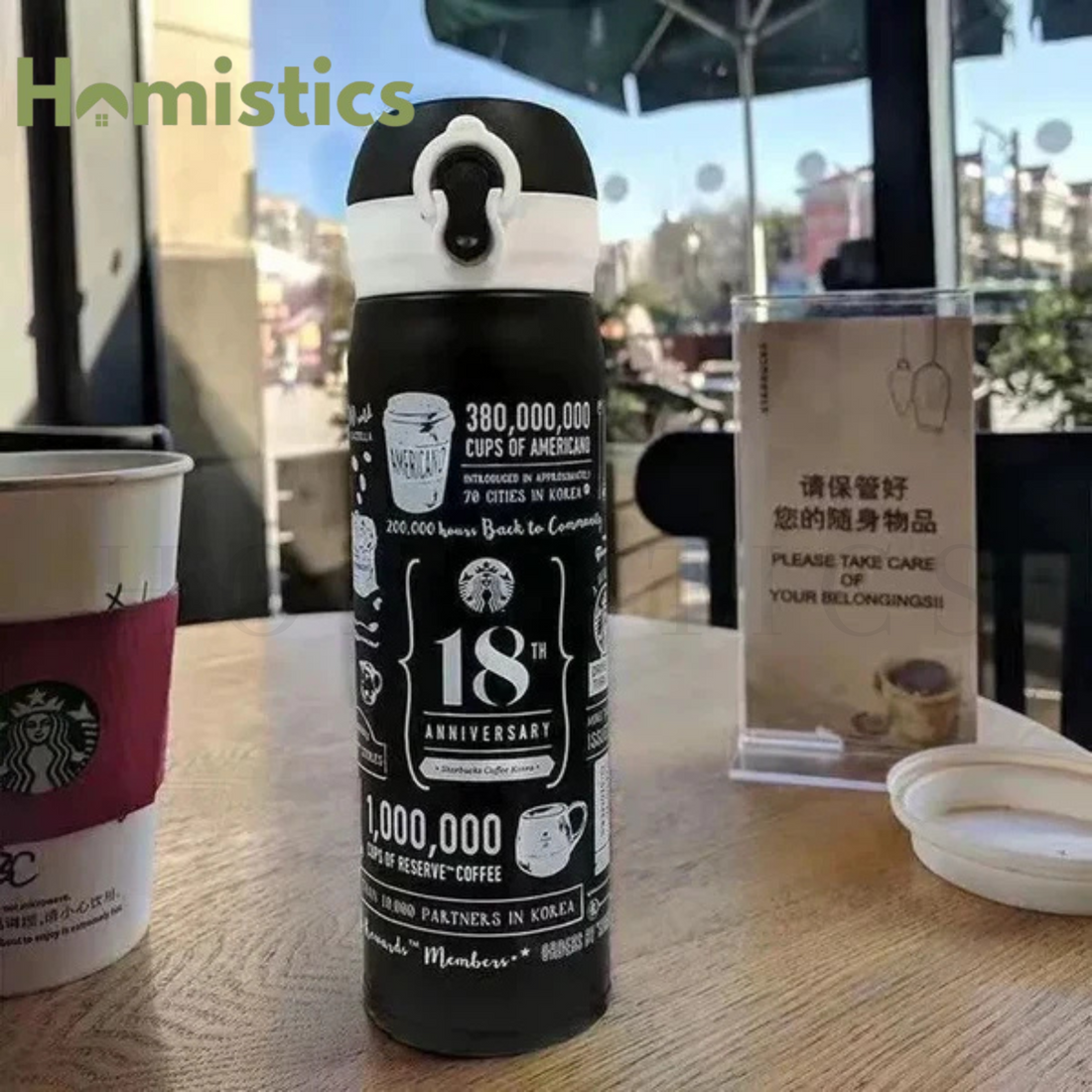 STARBUCKS Insulated Tumbler - Black - 450ml