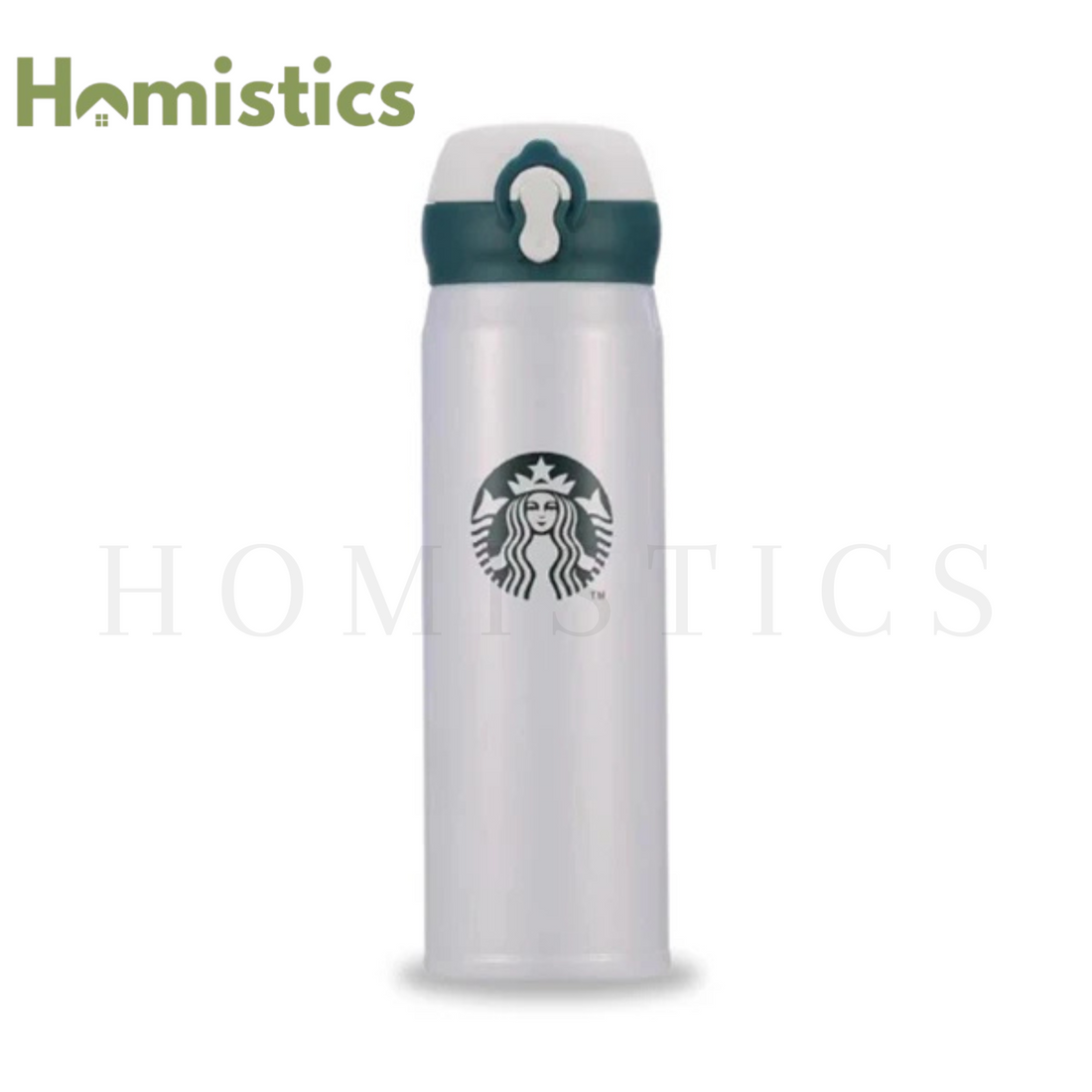 STARBUCKS Insulated Tumbler - White & Green - 450ml