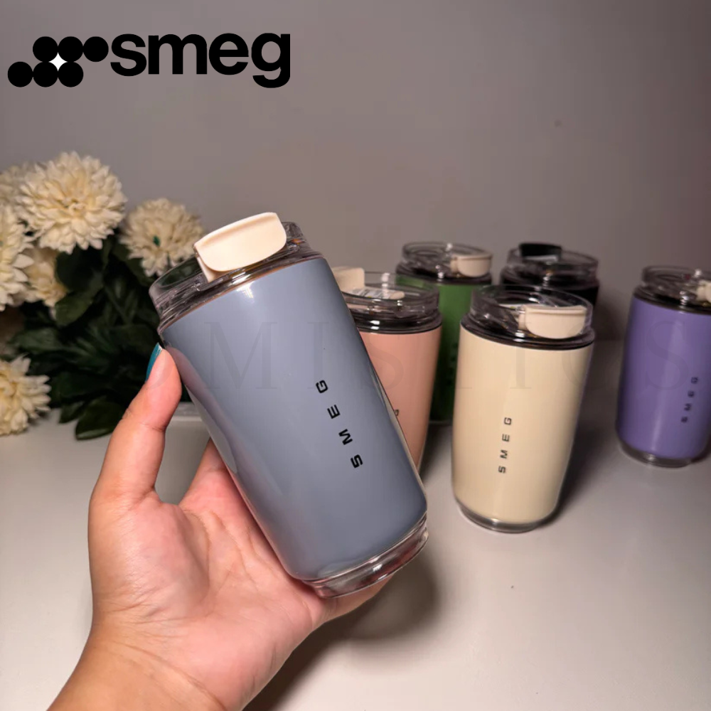 SMEG Stainless Steel Travel Coffee Mug | Grey