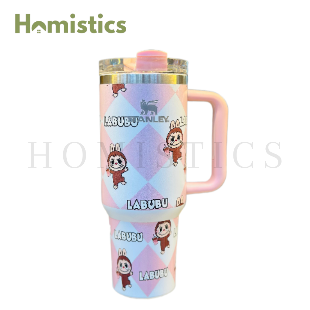 The Stanley X Labubu Limited Edition 40oz Quencher H2.O Tumbler