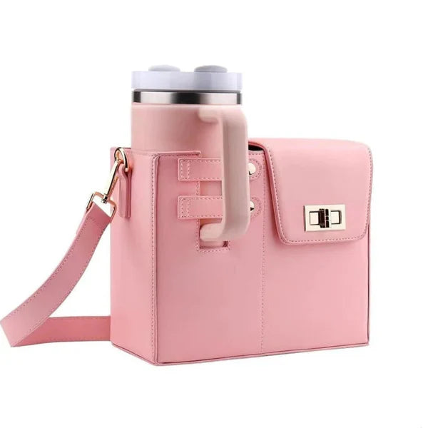 Premium Tumbler Carrier Crossbody Bag – Stylish & Functional Design