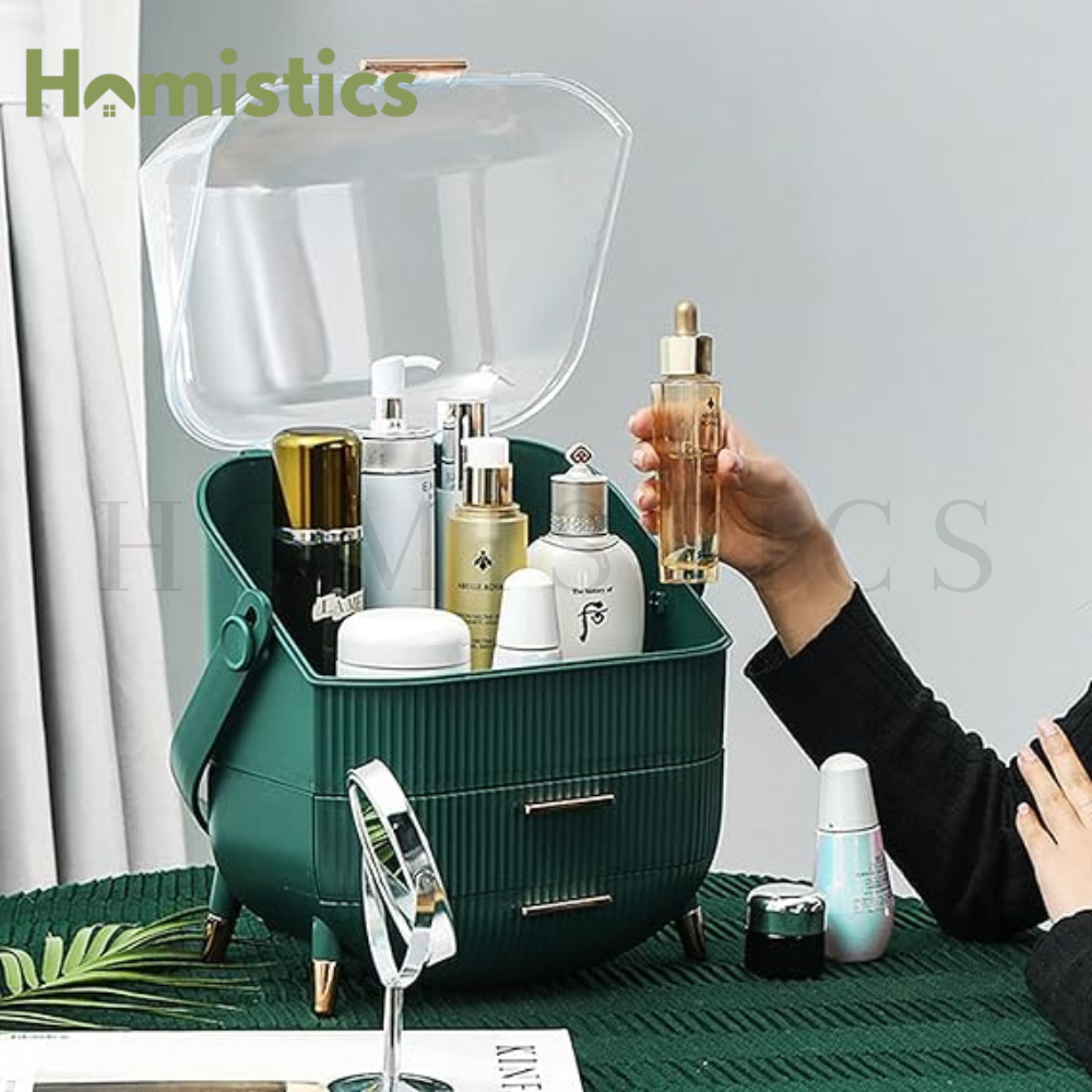 Dustproof Makeup Organizer Cosmetic Box