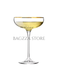 Flower Bud Real Crystal Martini & Cocktail  Stem Glass set