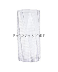Russian Gold Rim Ribbed Wave Glass Set