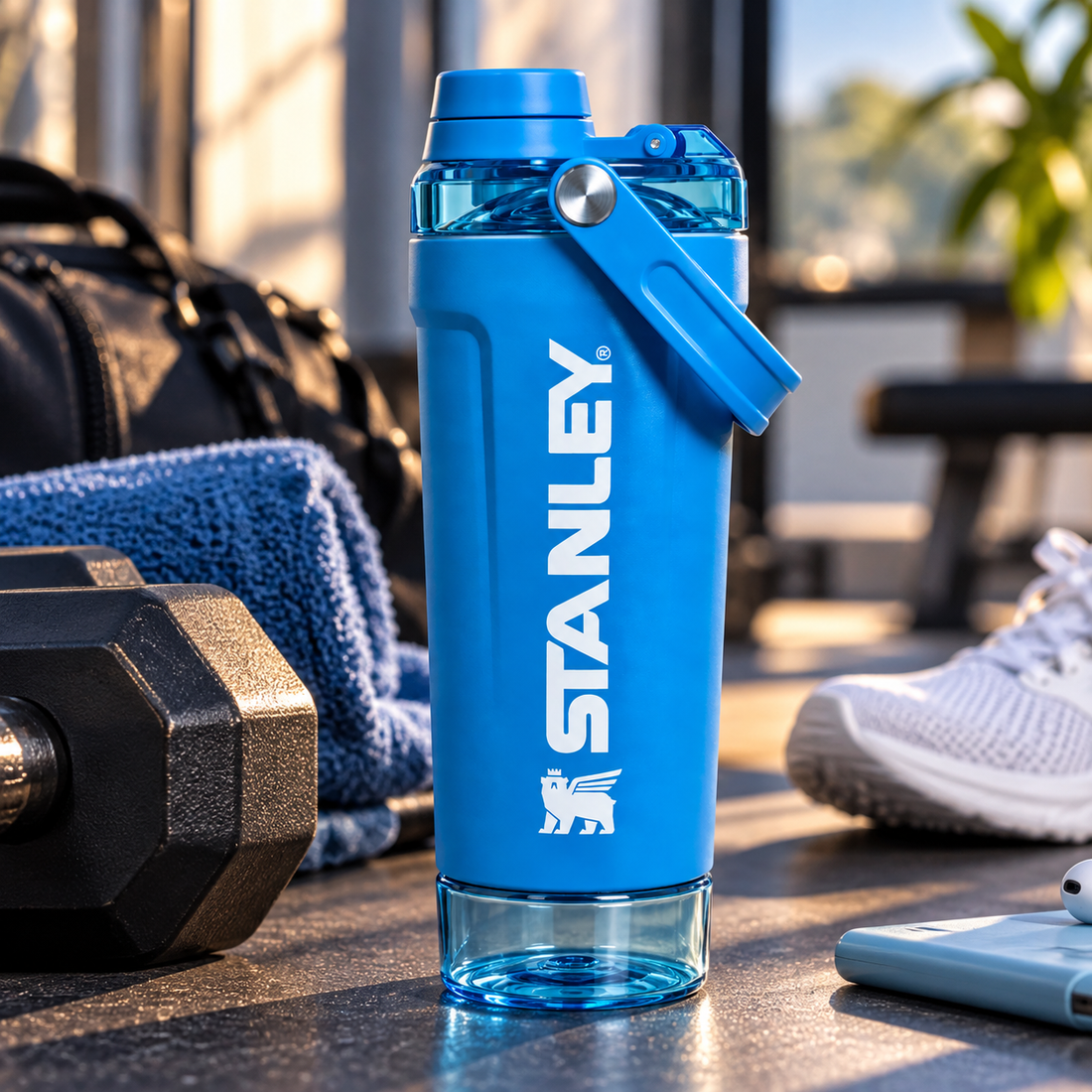 Stanley Activate Shaker Bottle - 20 OZ |Azure