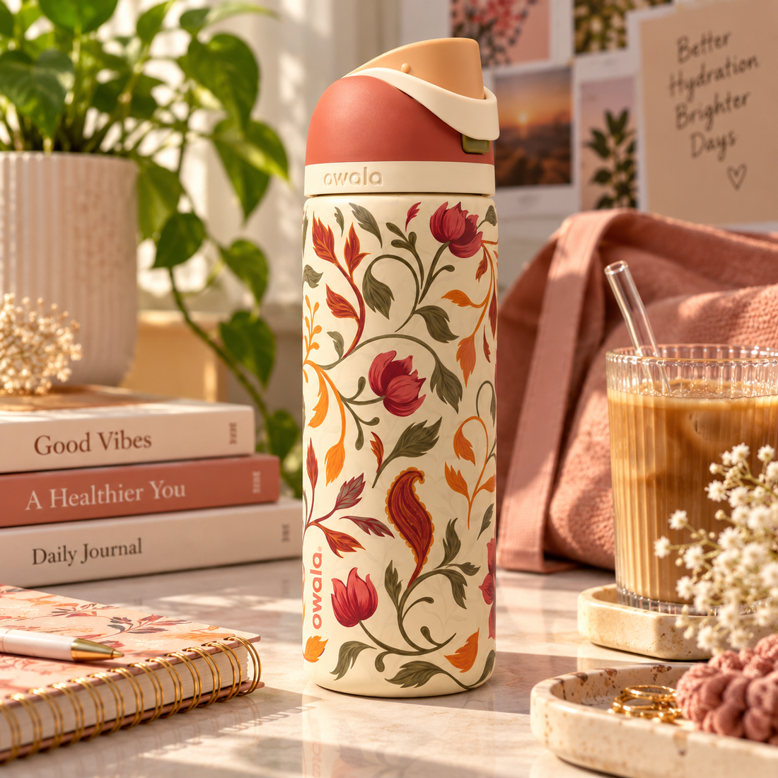 Owala FreeSip 32oz Bottle – Woodland Boho