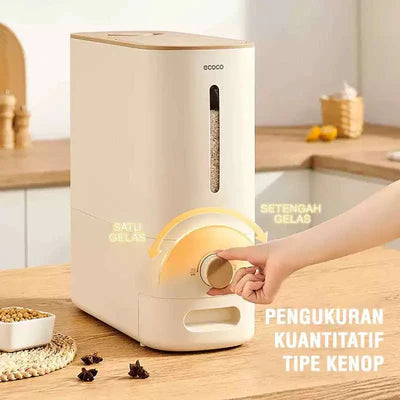 Ecoco Quantitative Rice Bucket - 10kg