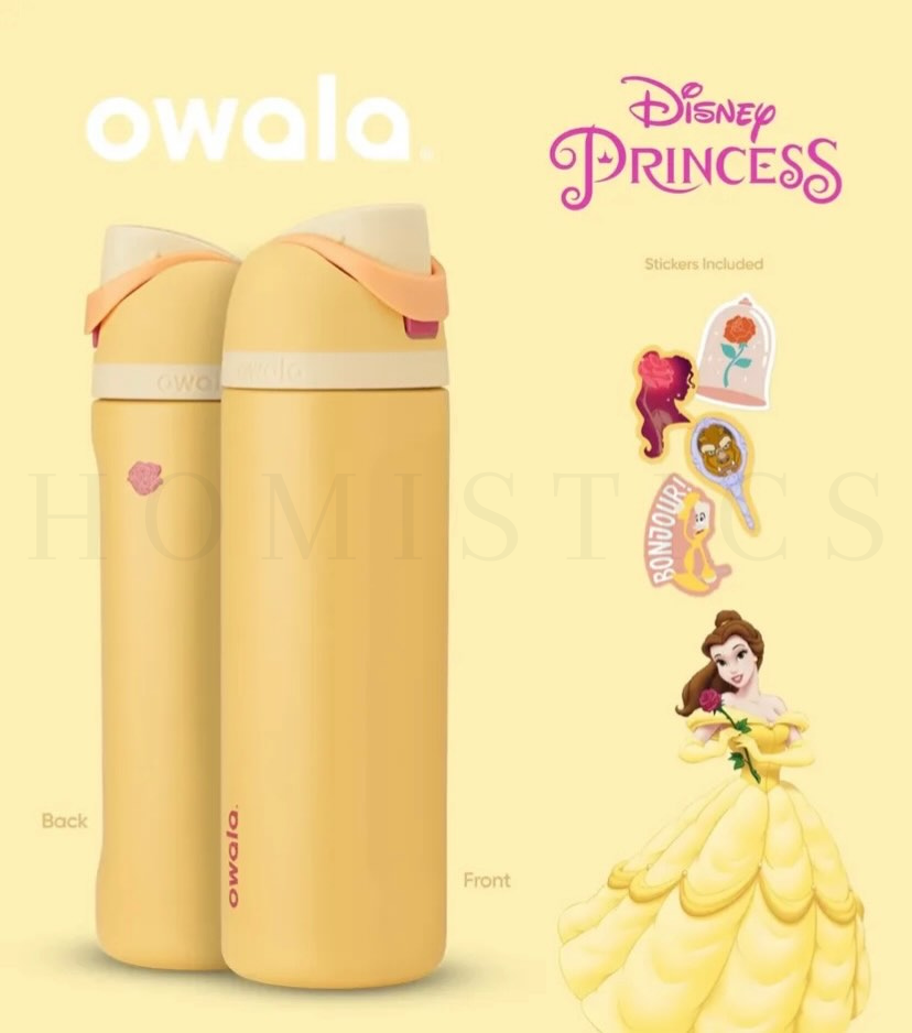 owala freesip 24oz water bottle side angle leak proof design