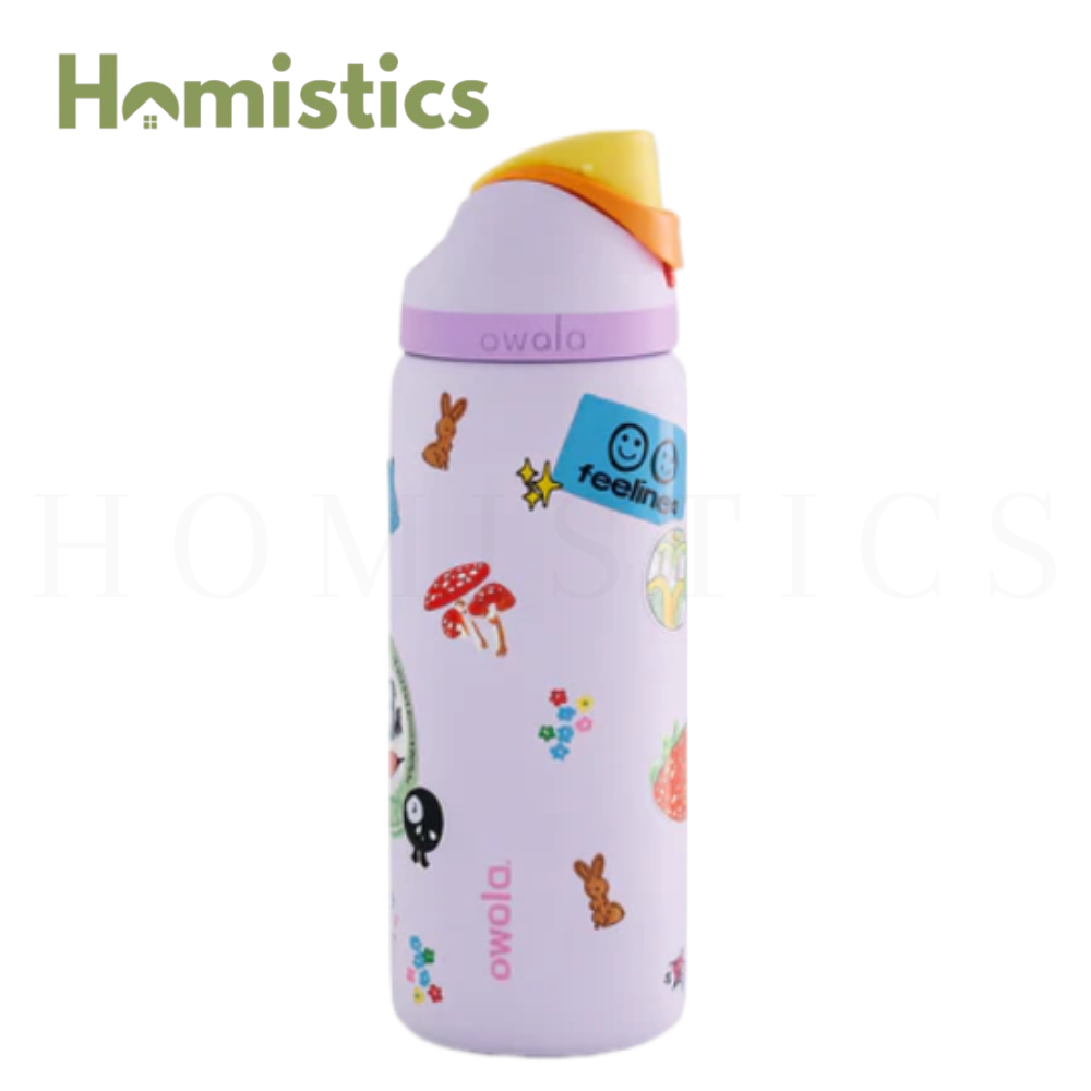 Owala FreeSip 32oz Dear Diary Bow water bottle front view Pakistan