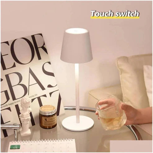 Metallic Touch Control LED Lamp