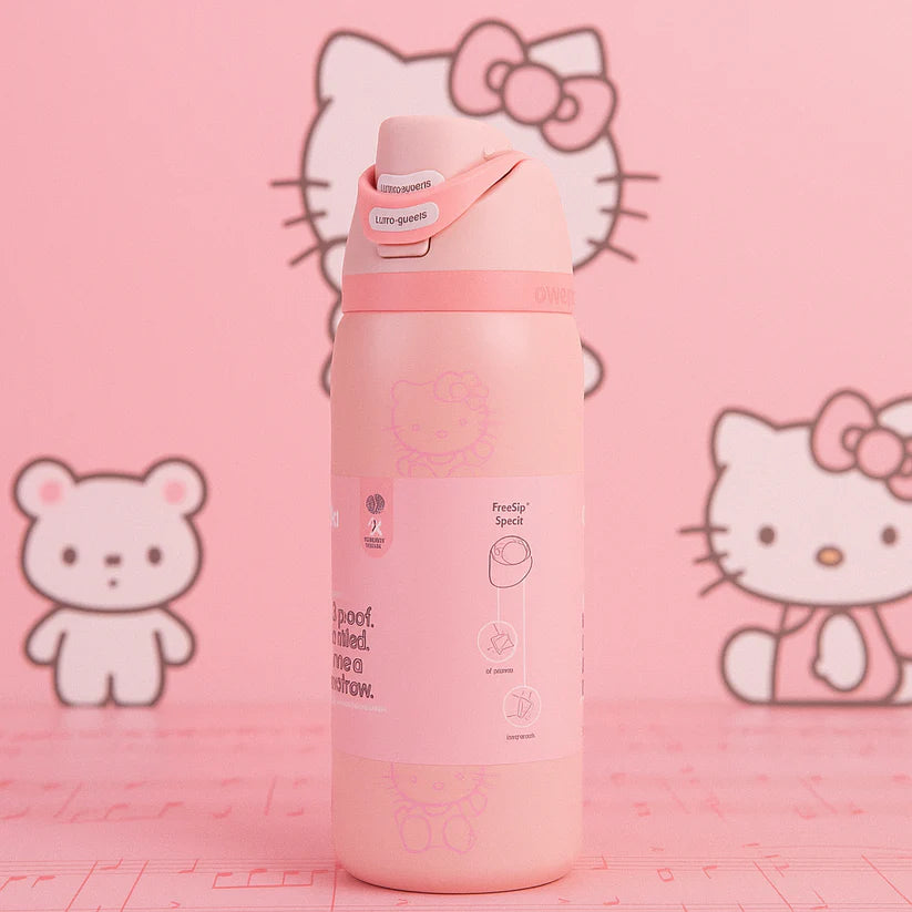 Owala FreeSip 32oz Hello Kitty insulated water bottle
