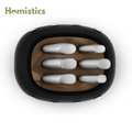 premium black SMEG knife block set