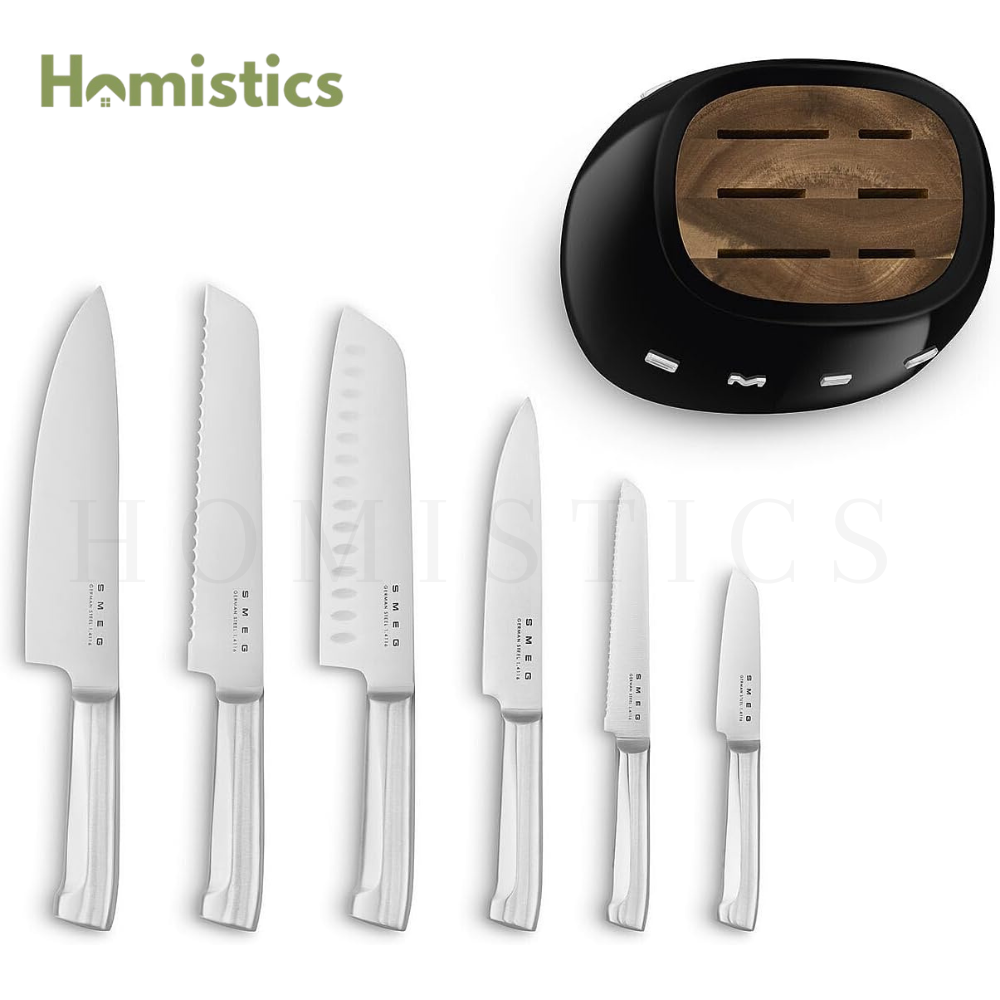 SMEG knife set Pakistan kitchen