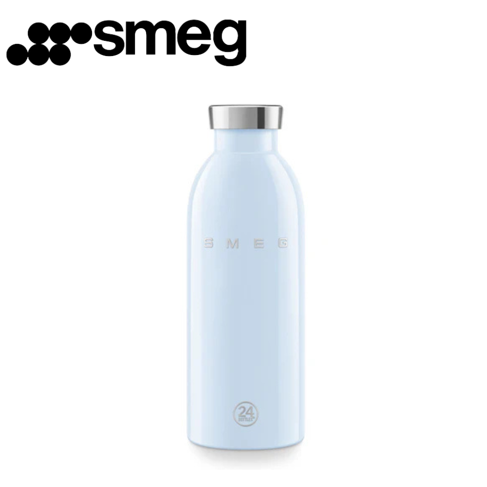 SMEG x 24Bottles Clima Bottle Blue Pastel 500 ml insulated stainless steel bottle