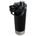 black gym shaker bottle